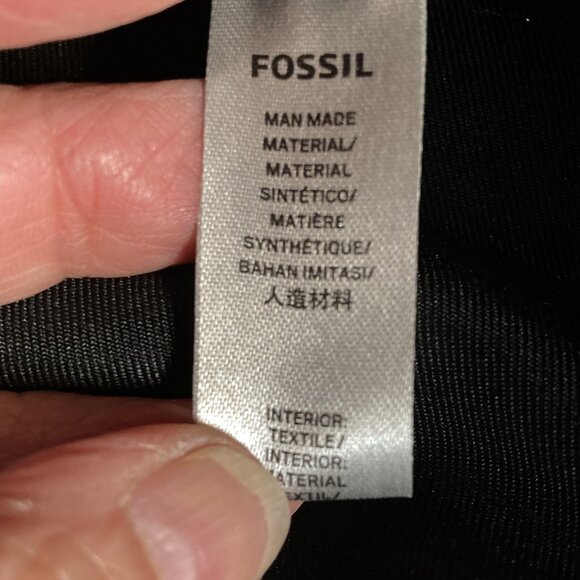 Fossil "Rachel" Large Tote Bag, PVC Outer Multicolor Pattern Key Charm Pockets‎ - Picture 10 of 11